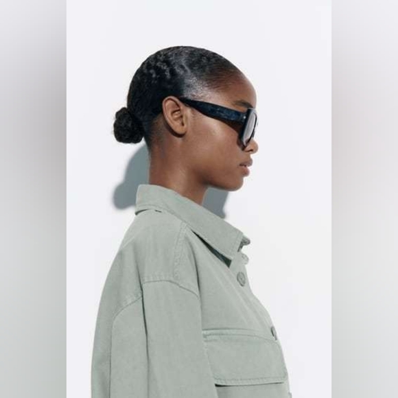 ZARA UTILITY OVERSHIRT - Picture 5 of 12